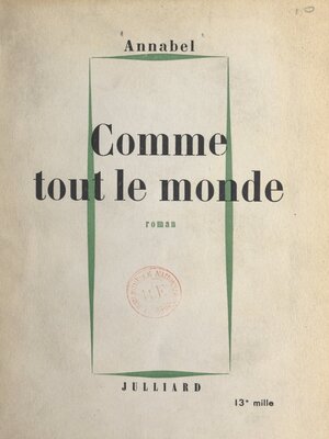 cover image of Comme tout le monde
